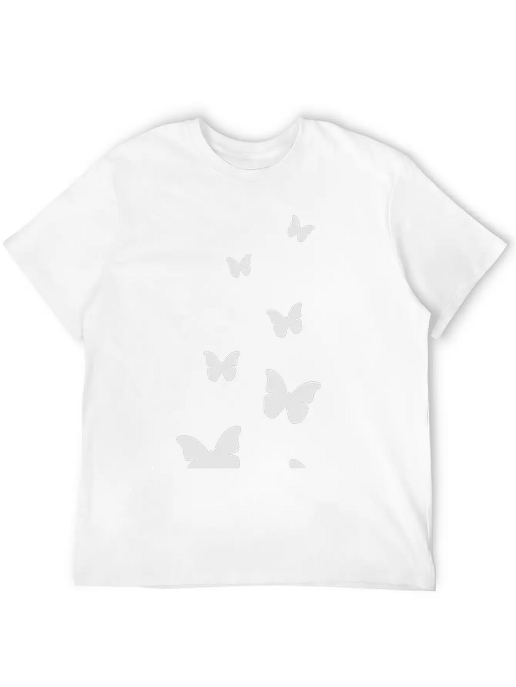 Flying Butterflies Breathable Graphic T-Shirt – Perfect For Casual Days