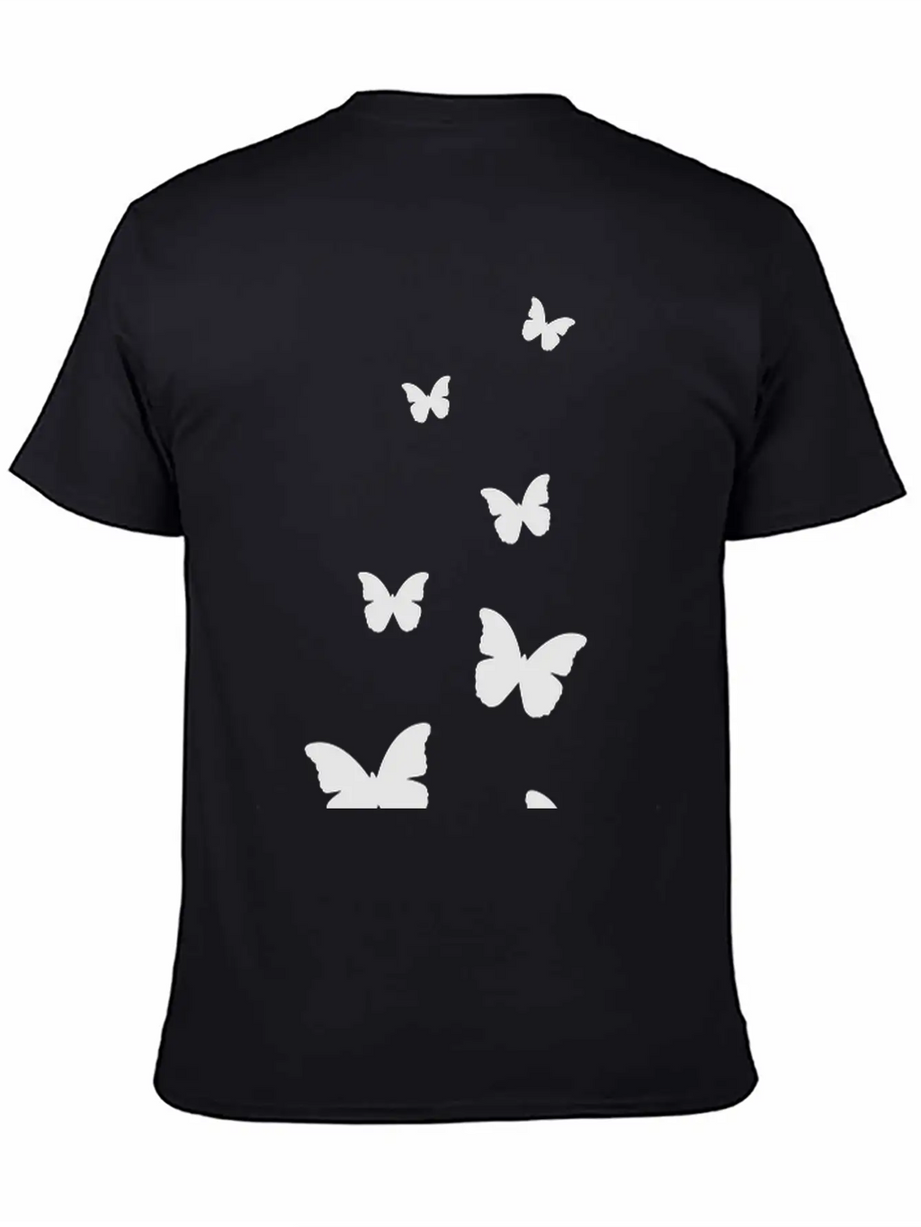 Flying Butterflies Breathable Graphic T-Shirt – Perfect For Casual Days