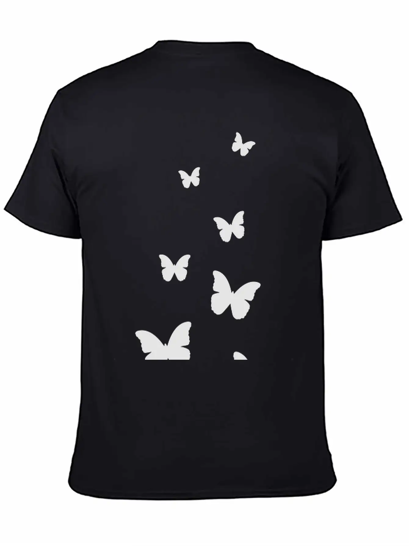 Flying Butterflies Breathable Graphic T-Shirt – Perfect For Casual Days