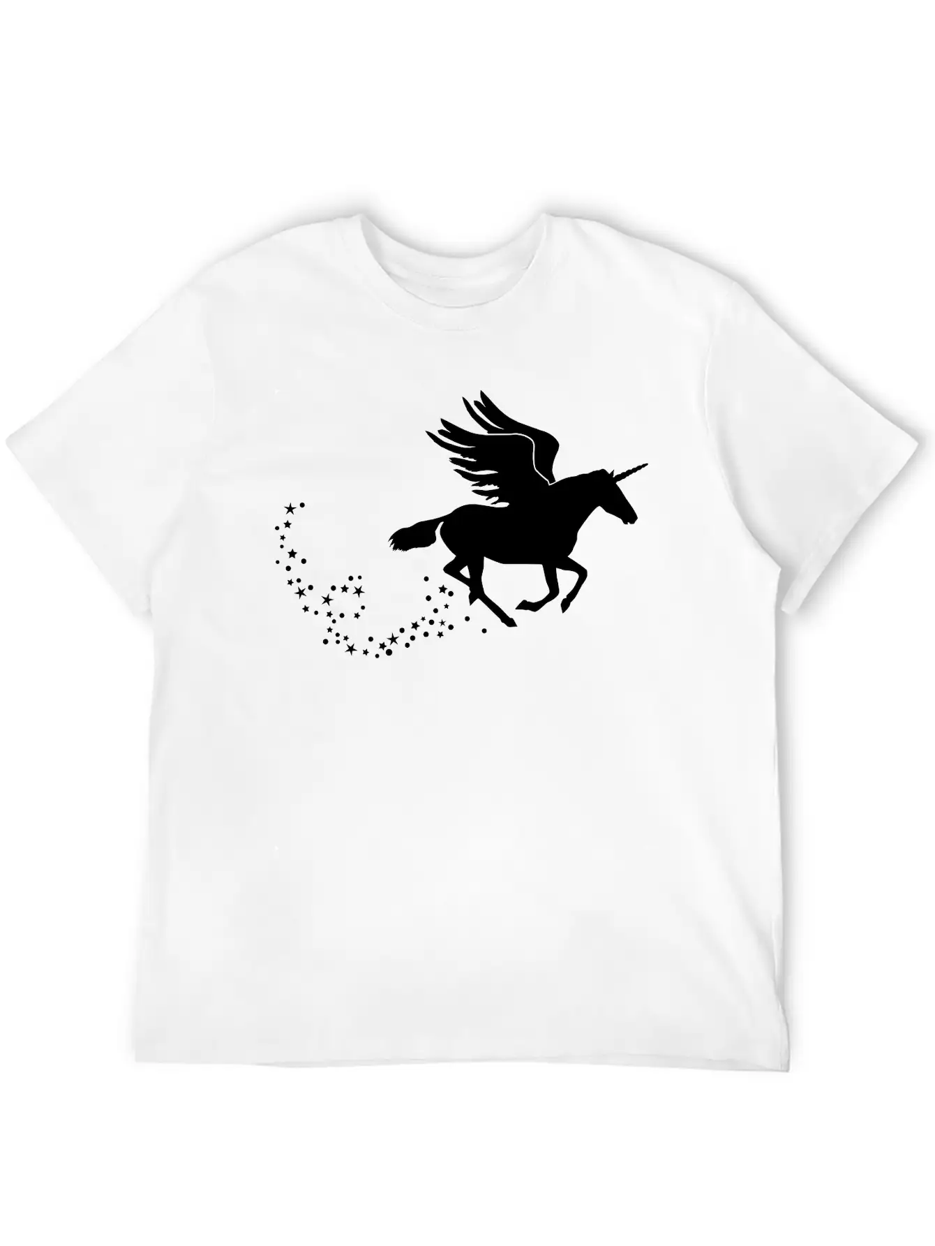 Flying Pegasus Unicorn Classic Cotton Tee – Unisex Comfort For Any Season