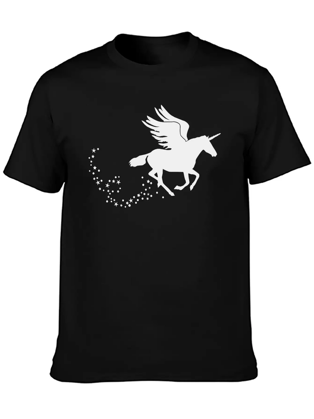 Flying Pegasus Unicorn Classic Cotton Tee – Unisex Comfort For Any Season