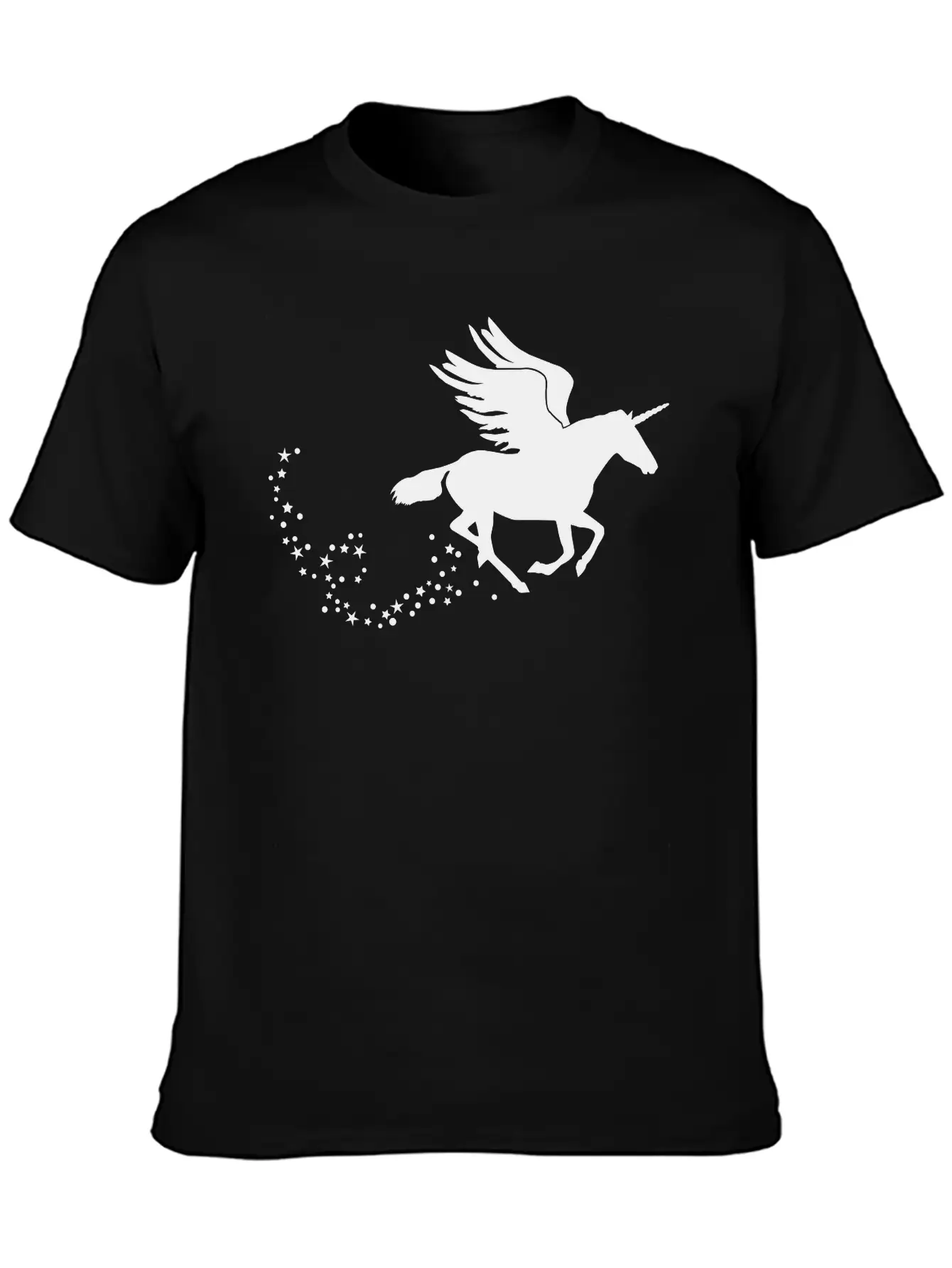 Flying Pegasus Unicorn Classic Cotton Tee – Unisex Comfort For Any Season