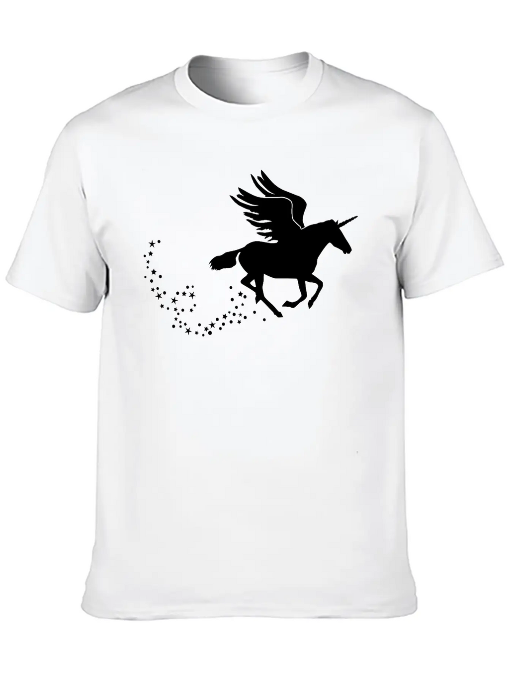 Flying Pegasus Unicorn Classic Cotton Tee – Unisex Comfort For Any Season