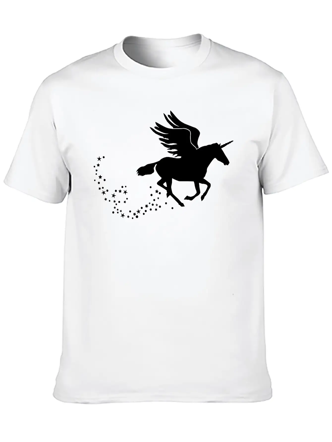 Flying Pegasus Unicorn Classic Cotton Tee – Unisex Comfort For Any Season