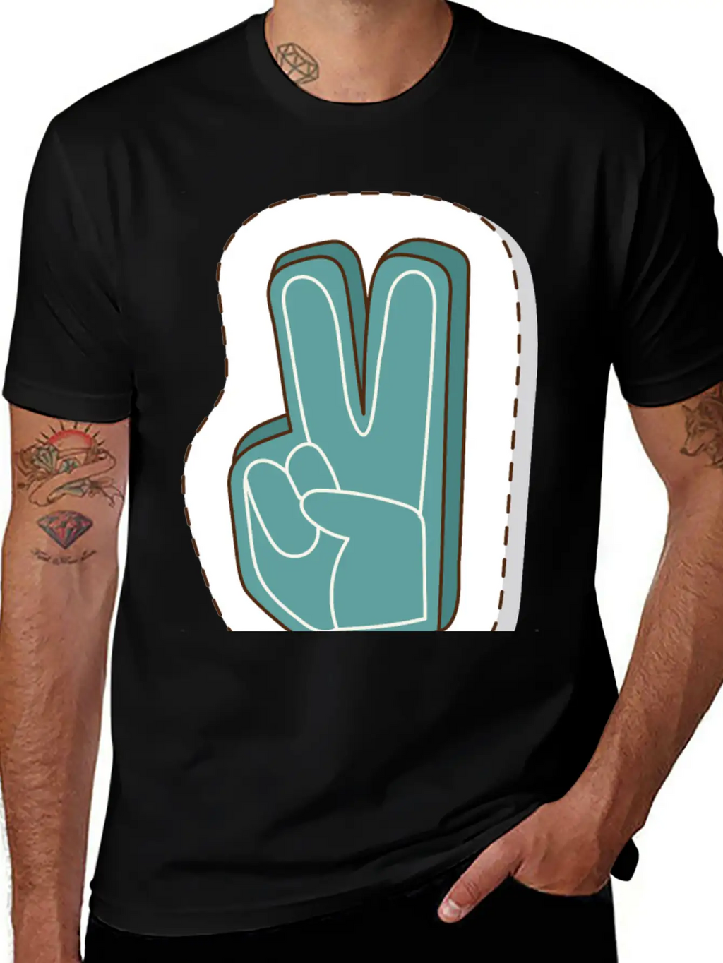 Foam Hand Basic Graphic T-Shirt – Daily Comfort In Soft Cotton