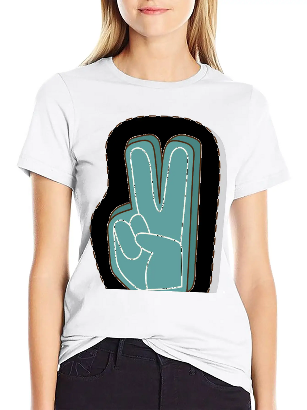Foam Hand Basic Graphic T-Shirt – Daily Comfort In Soft Cotton