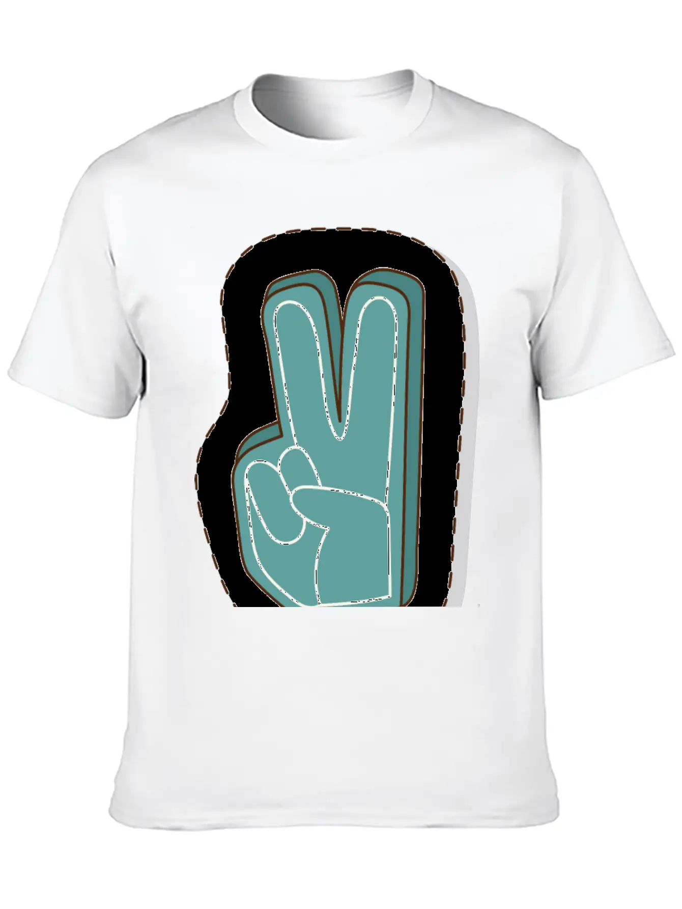 Foam Hand Basic Graphic T-Shirt – Daily Comfort In Soft Cotton