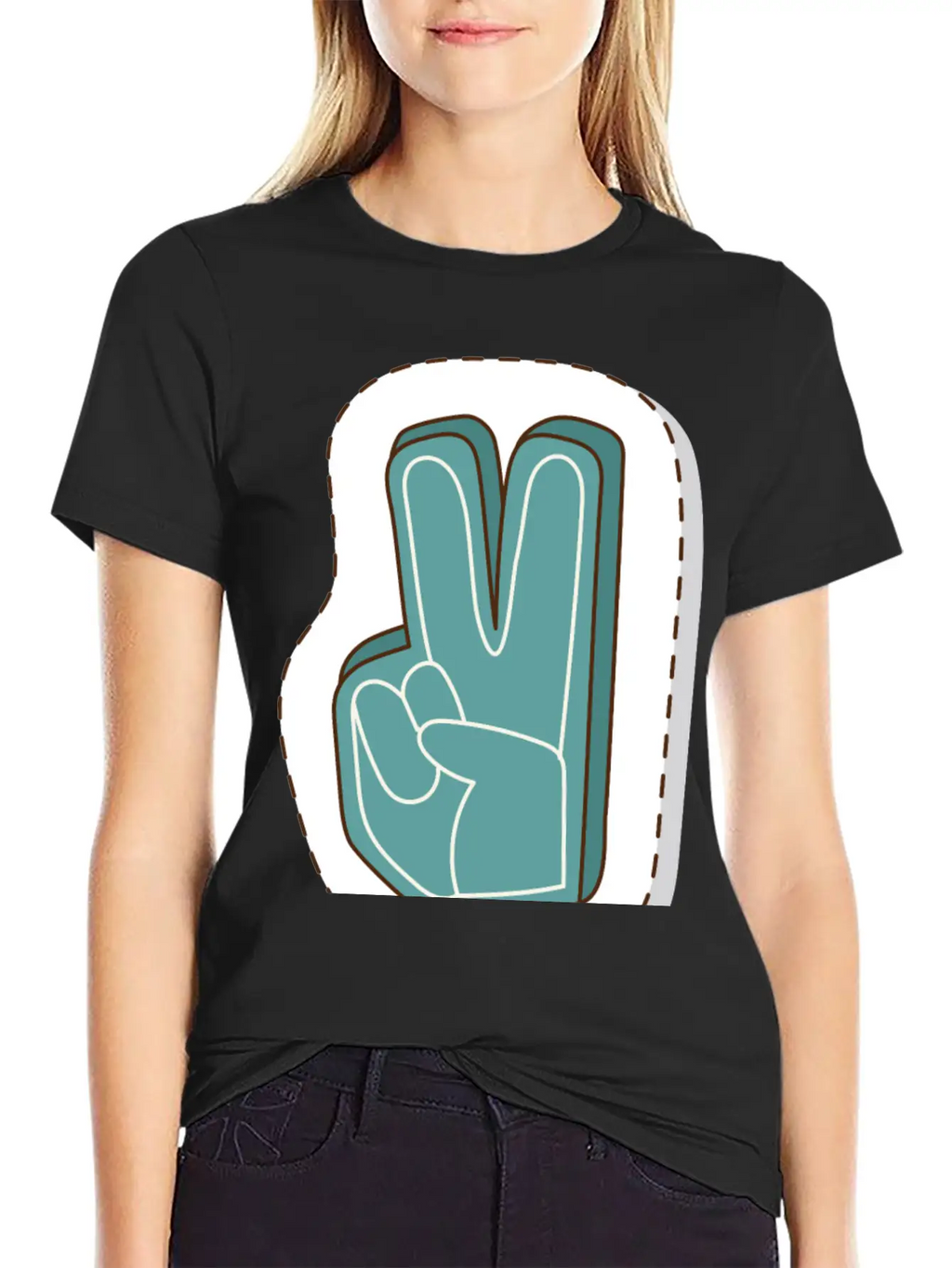 Foam Hand Basic Graphic T-Shirt – Daily Comfort In Soft Cotton