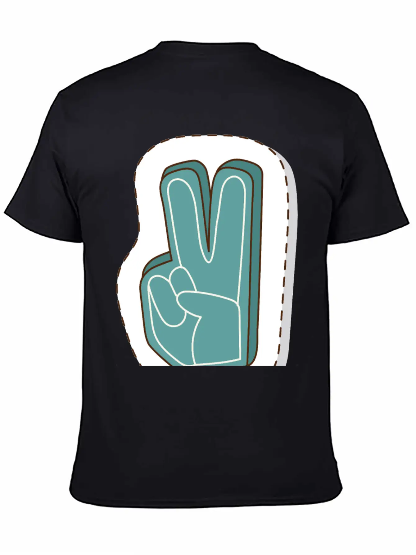 Foam Hand Basic Graphic T-Shirt – Daily Comfort In Soft Cotton