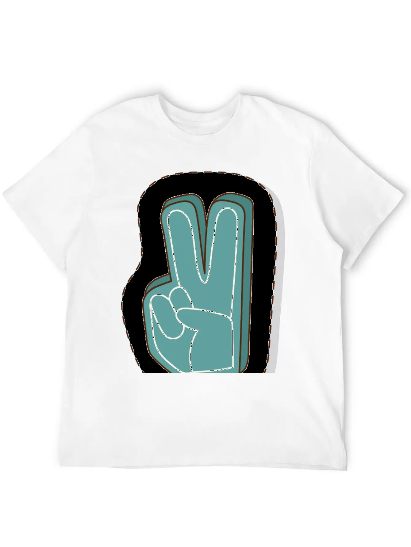 Foam Hand Basic Graphic T-Shirt – Daily Comfort In Soft Cotton