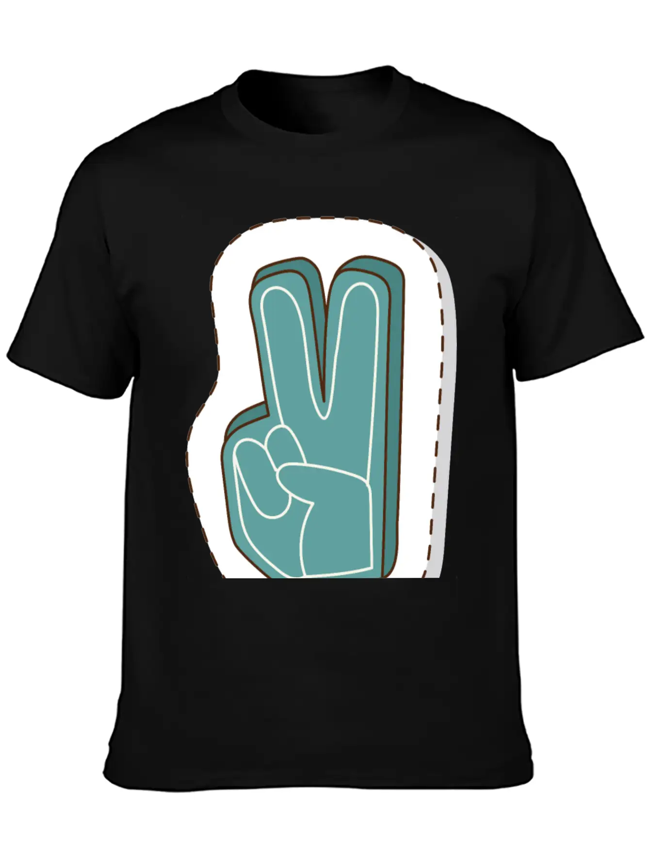 Foam Hand Basic Graphic T-Shirt – Daily Comfort In Soft Cotton
