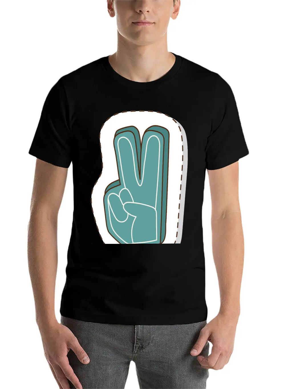 Foam Hand Basic Graphic T-Shirt – Daily Comfort In Soft Cotton