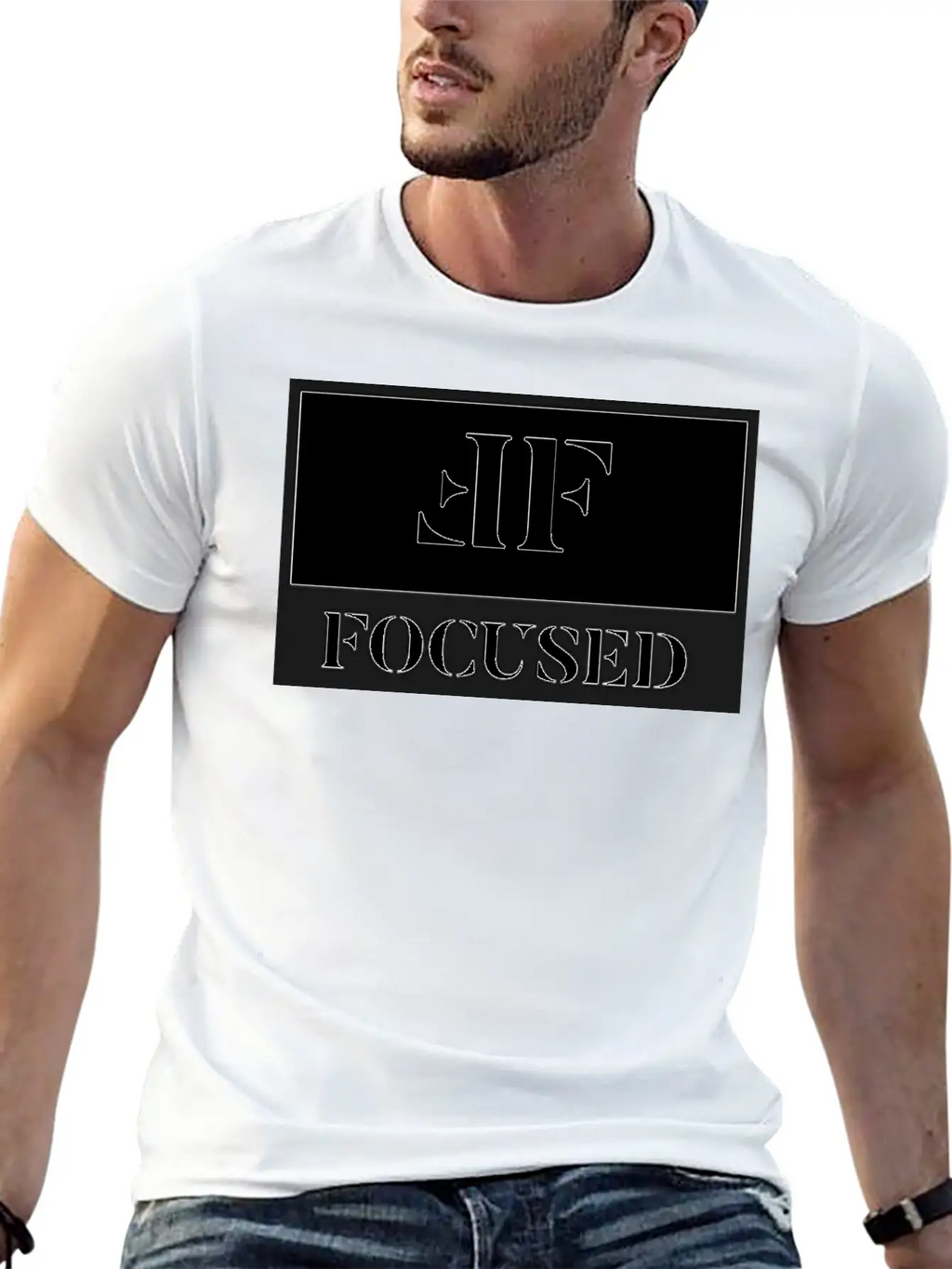 FOCUSED APPAREL By Dwayne Johnson Unisex Casual T-Shirt – Clean Design For Daily Comfort