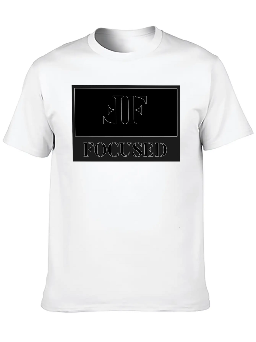 FOCUSED APPAREL By Dwayne Johnson Unisex Casual T-Shirt – Clean Design For Daily Comfort