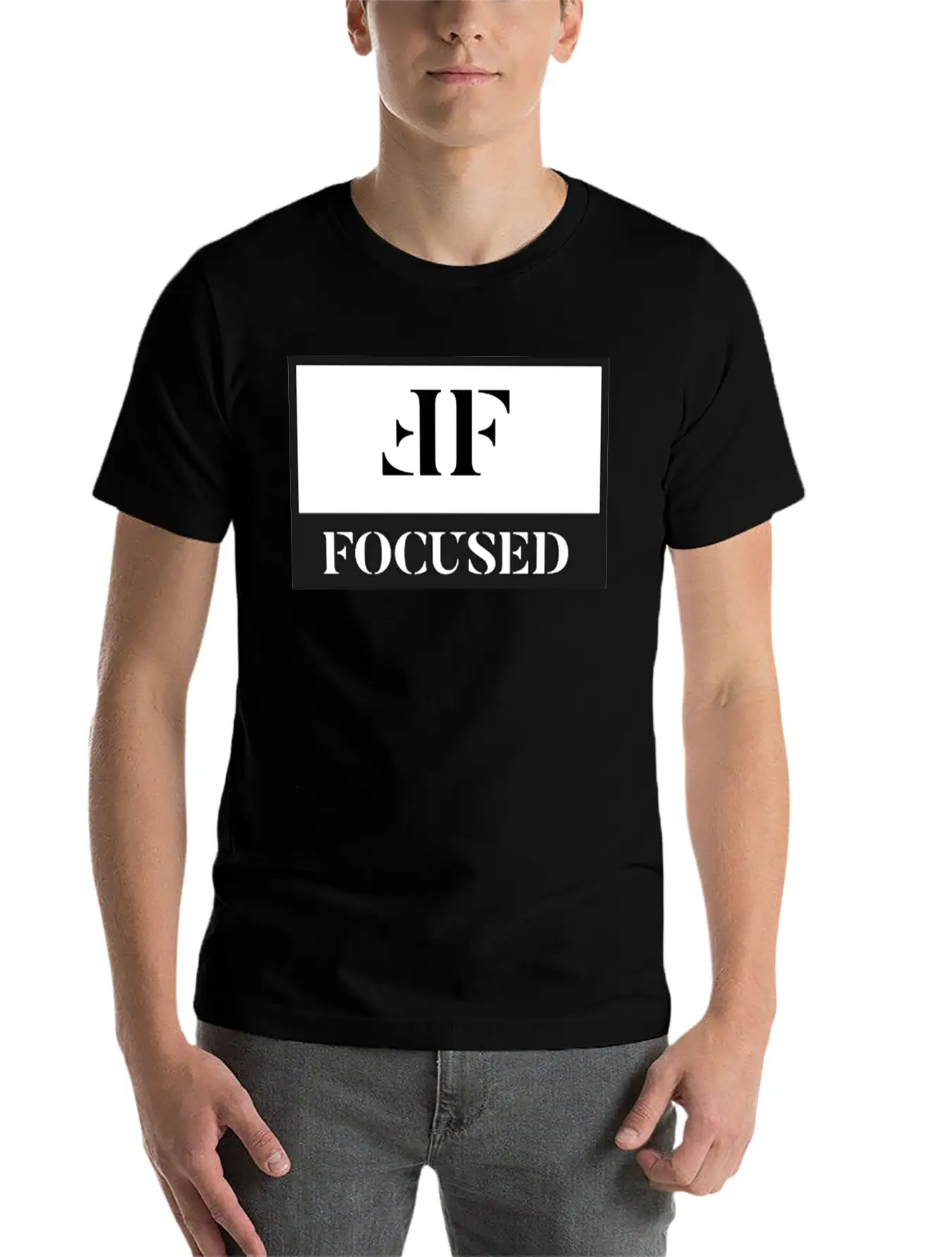 FOCUSED APPAREL By Dwayne Johnson Unisex Casual T-Shirt – Clean Design For Daily Comfort