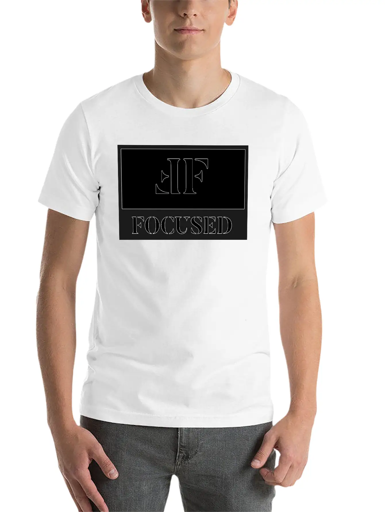 FOCUSED APPAREL By Dwayne Johnson Unisex Casual T-Shirt – Clean Design For Daily Comfort