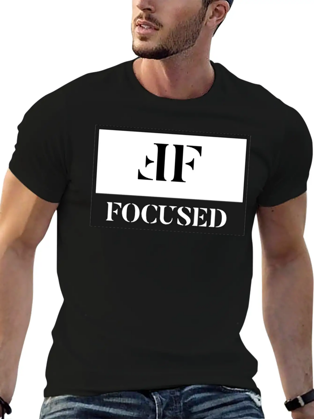 FOCUSED APPAREL By Dwayne Johnson Unisex Casual T-Shirt – Clean Design For Daily Comfort