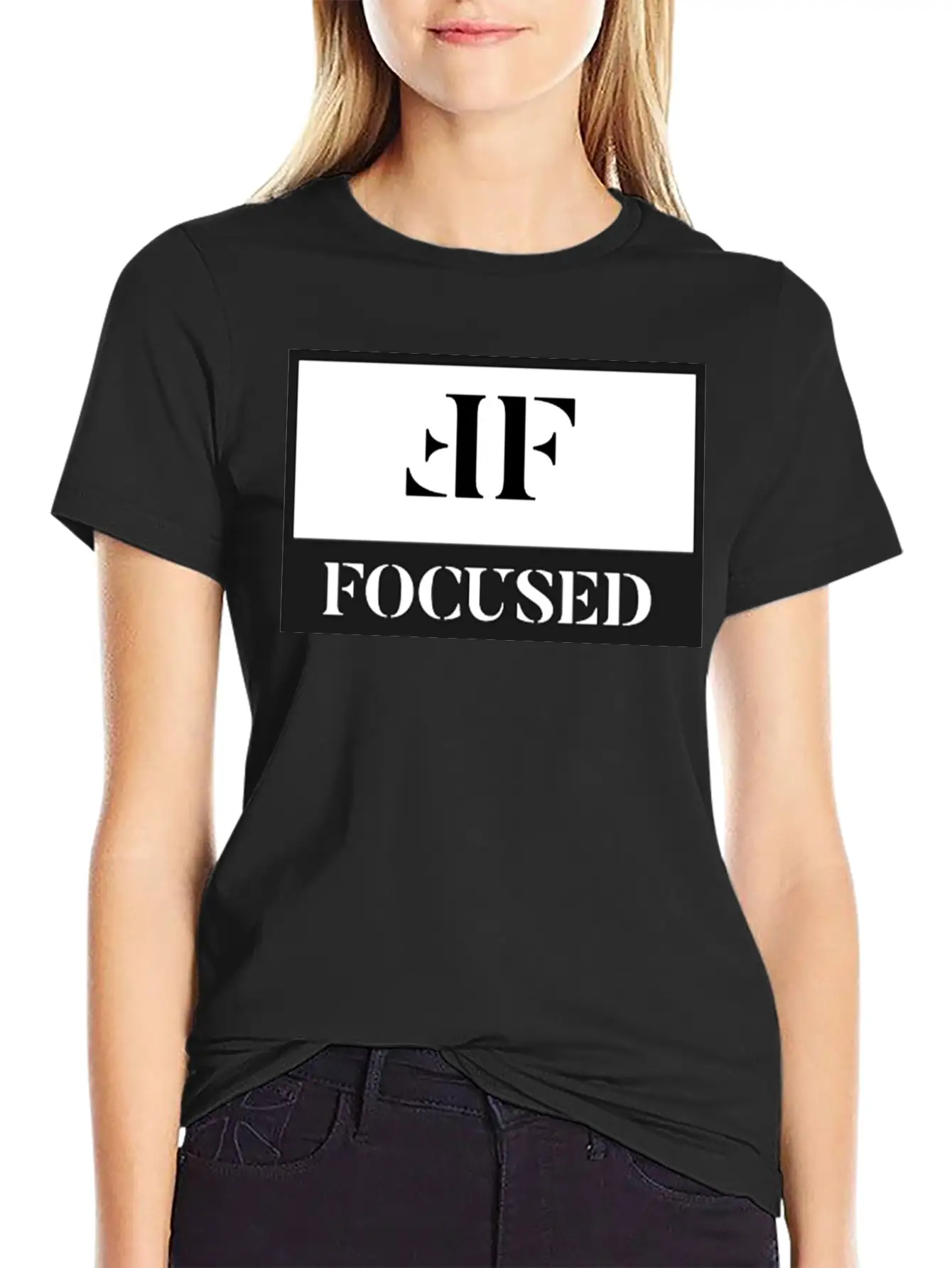 FOCUSED APPAREL By Dwayne Johnson Unisex Casual T-Shirt – Clean Design For Daily Comfort