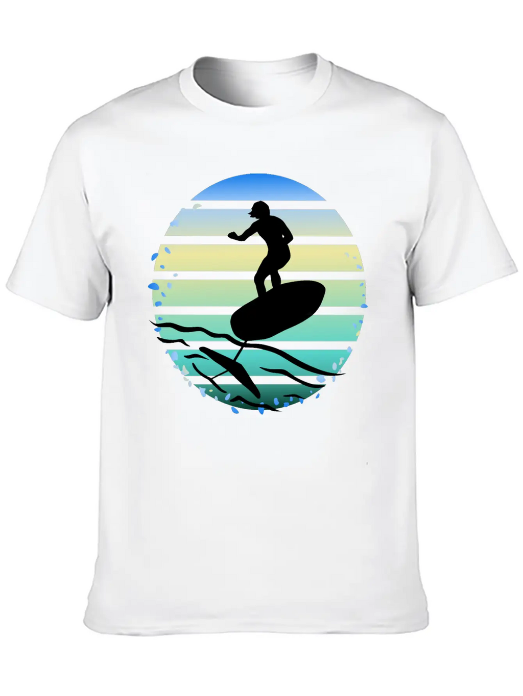 Foil Pumping Unisex Casual T-Shirt – Clean Design For Daily Comfort