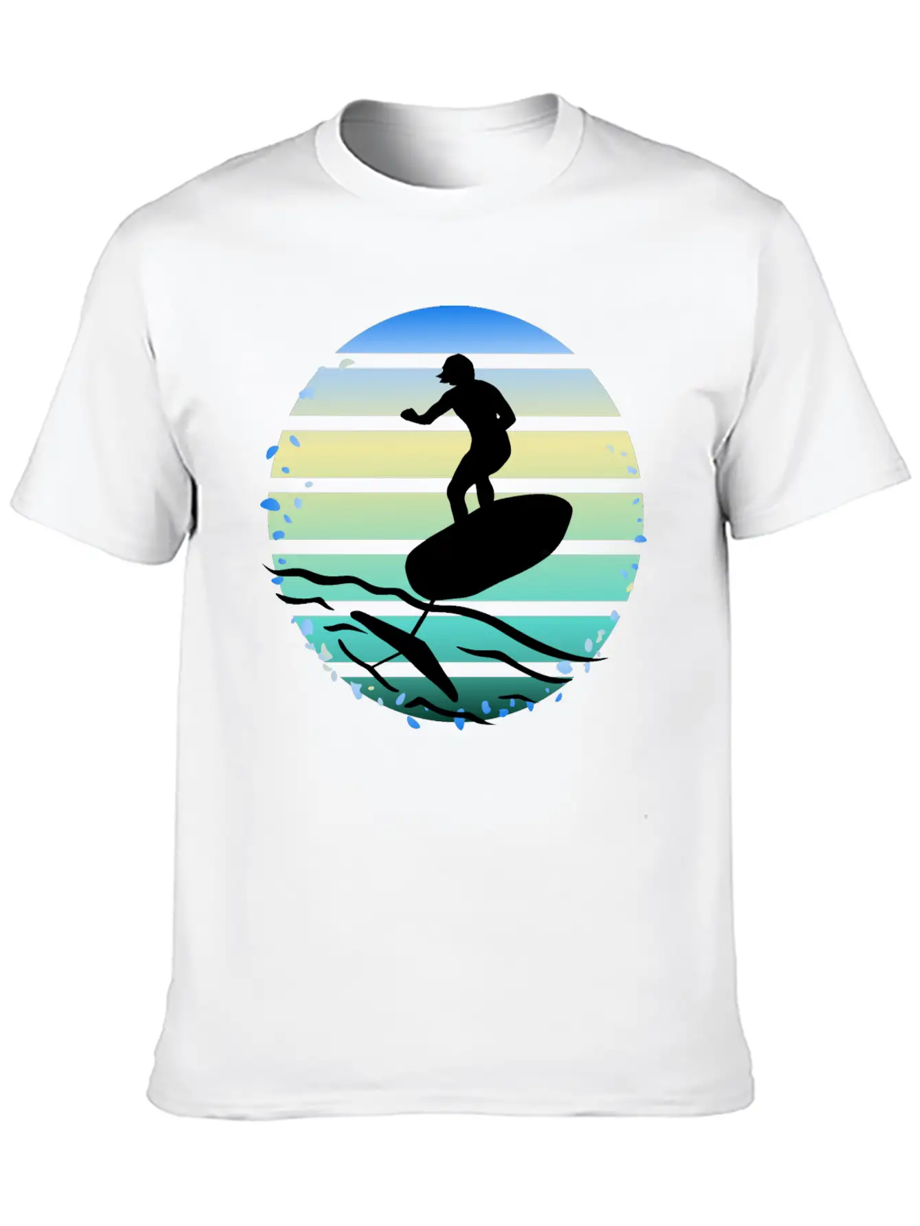 Foil Pumping Unisex Casual T-Shirt – Clean Design For Daily Comfort