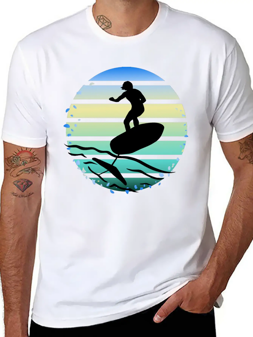 Foil Pumping Unisex Casual T-Shirt – Clean Design For Daily Comfort