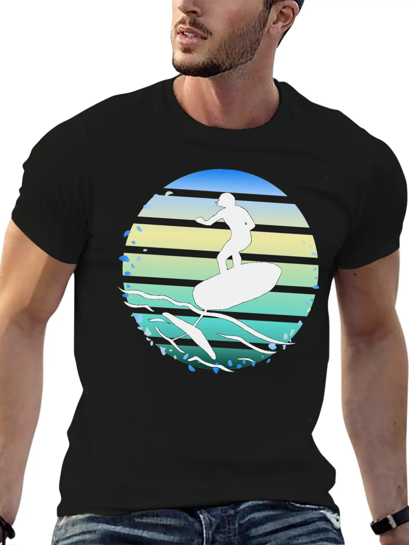 Foil Pumping Unisex Casual T-Shirt – Clean Design For Daily Comfort