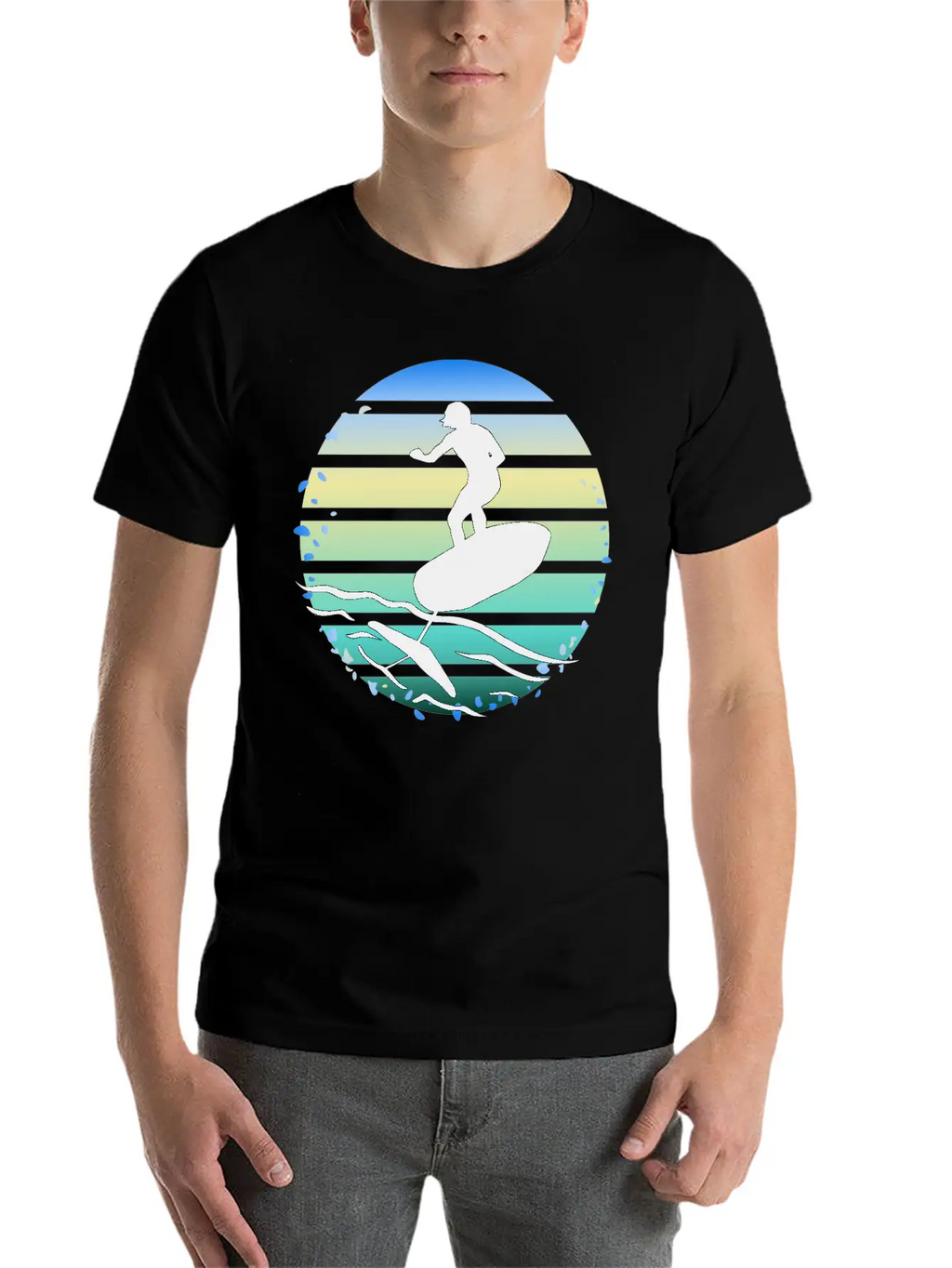 Foil Pumping Unisex Casual T-Shirt – Clean Design For Daily Comfort