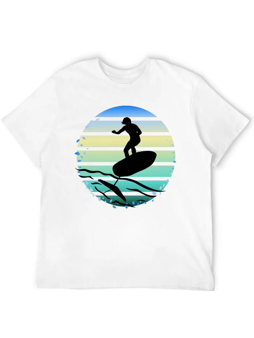 Foil Pumping Unisex Casual T-Shirt – Clean Design For Daily Comfort