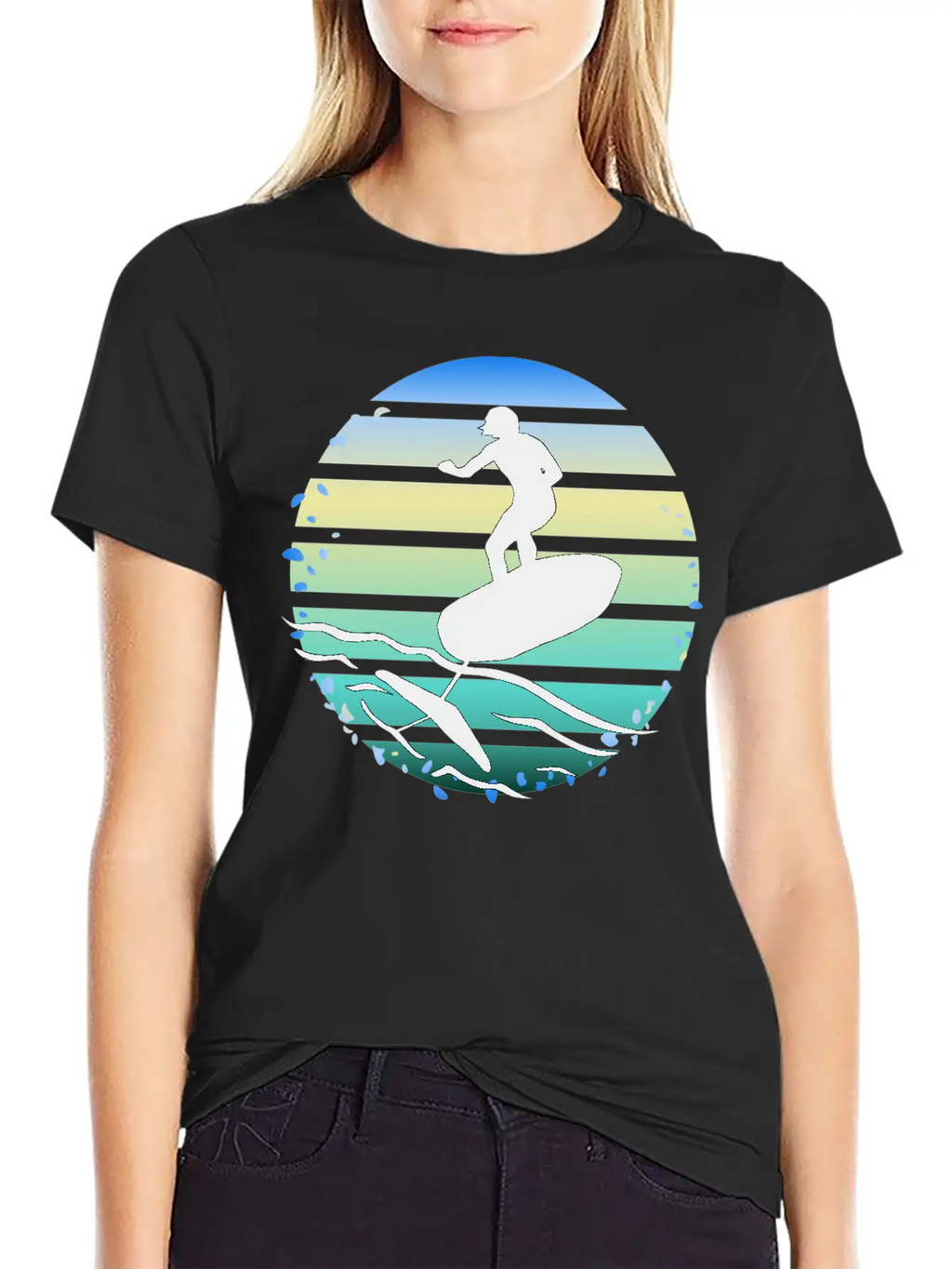 Foil Pumping Unisex Casual T-Shirt – Clean Design For Daily Comfort