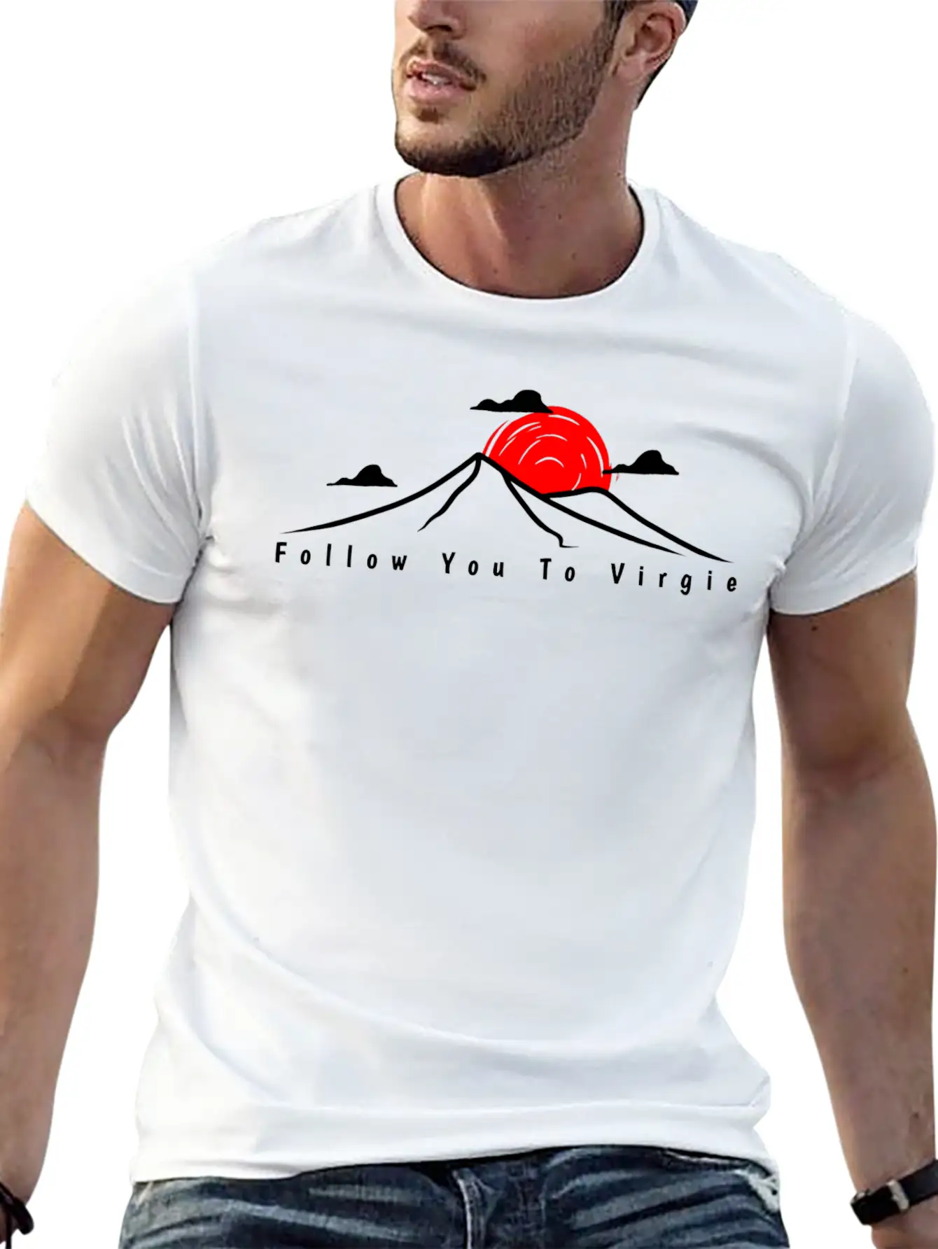 Follow You To Virgie Essential Cotton Tee For Daily Outfits – Unisex Style