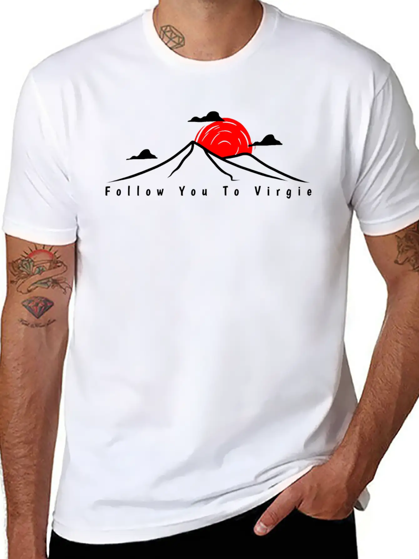 Follow You To Virgie Essential Cotton Tee For Daily Outfits – Unisex Style