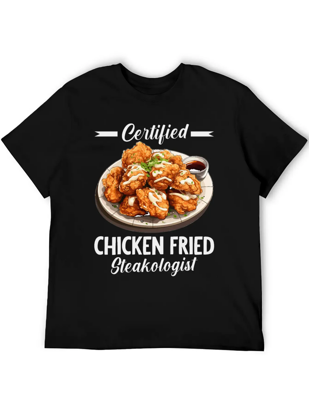 Food Chicken Fried Steak Classic Cotton Tee – Unisex Comfort For Any Season