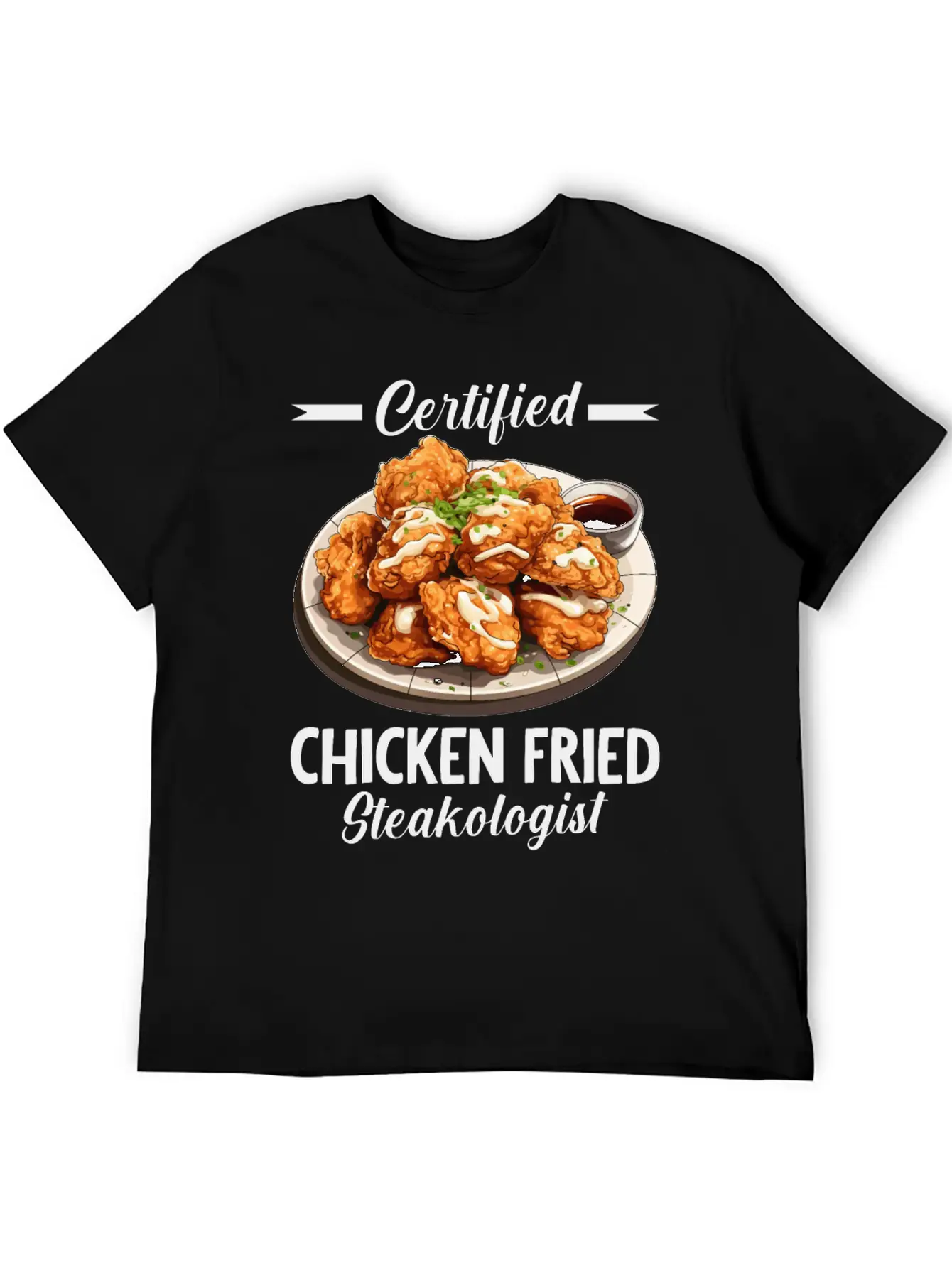 Food Chicken Fried Steak Classic Cotton Tee – Unisex Comfort For Any Season