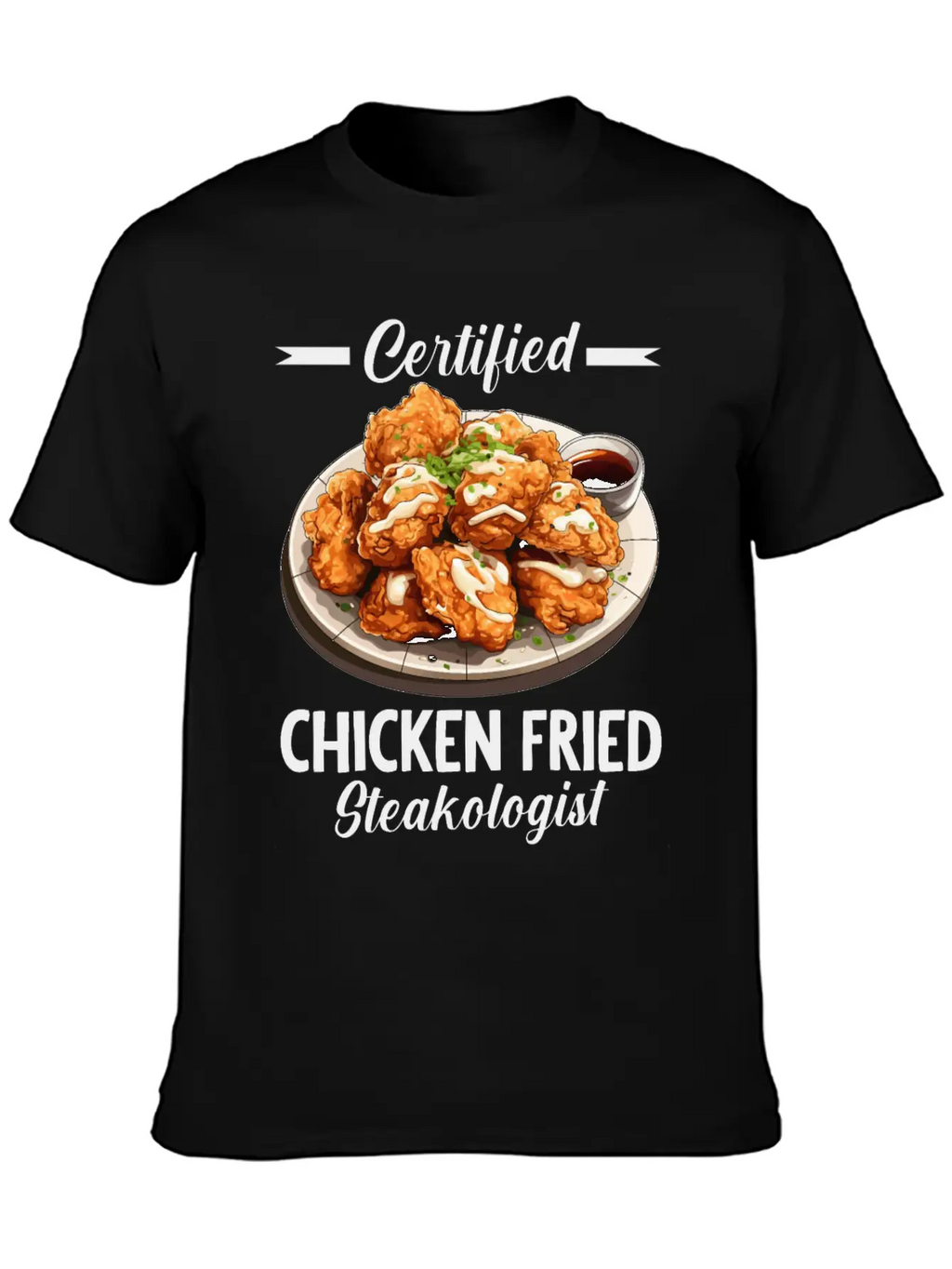 Food Chicken Fried Steak Classic Cotton Tee – Unisex Comfort For Any Season
