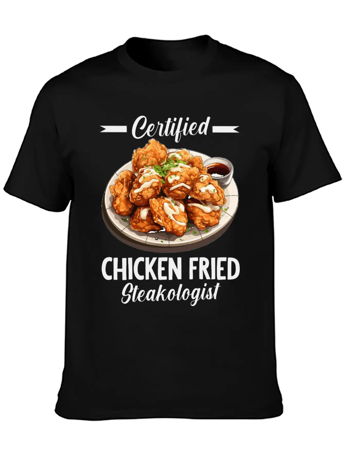 Food Chicken Fried Steak Classic Cotton Tee – Unisex Comfort For Any Season