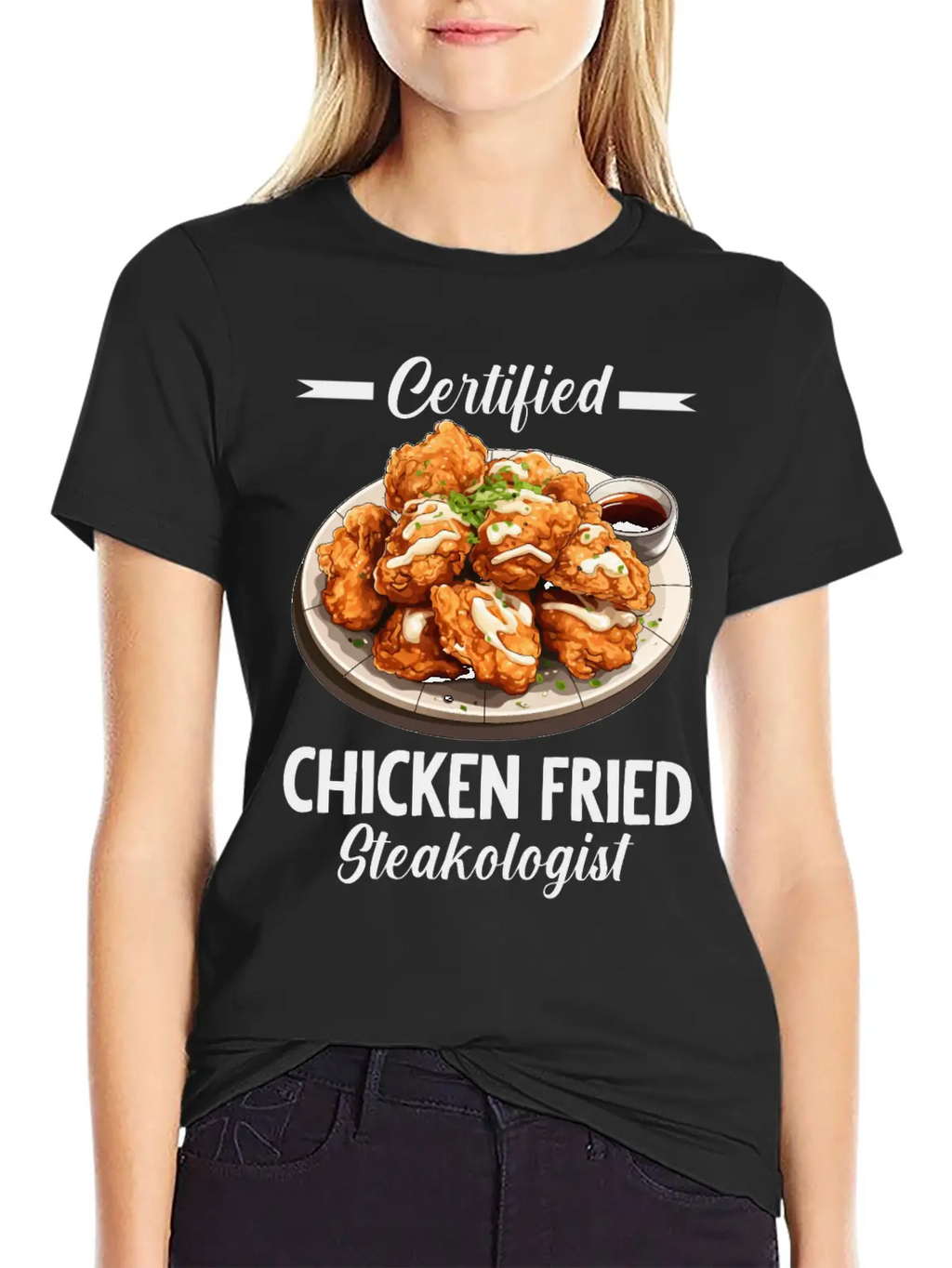 Food Chicken Fried Steak Classic Cotton Tee – Unisex Comfort For Any Season