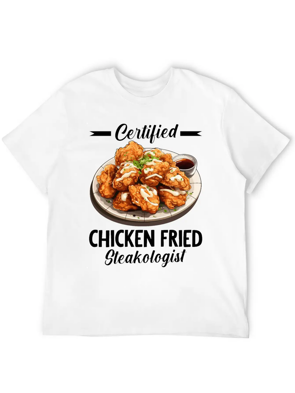Food Chicken Fried Steak Classic Cotton Tee – Unisex Comfort For Any Season