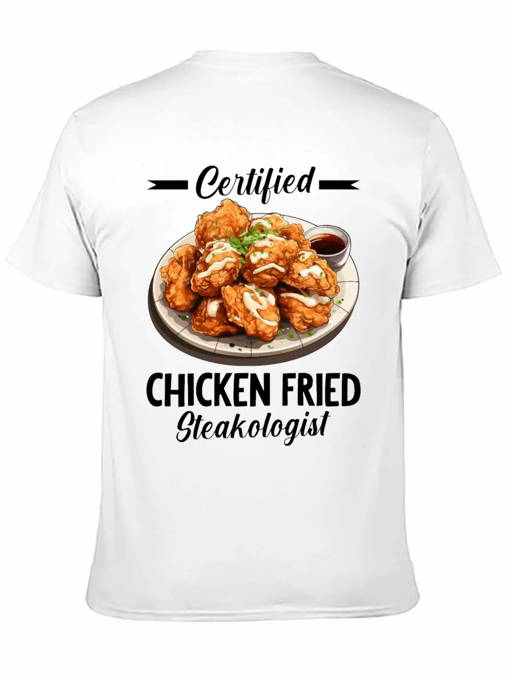 Food Chicken Fried Steak Classic Cotton Tee – Unisex Comfort For Any Season
