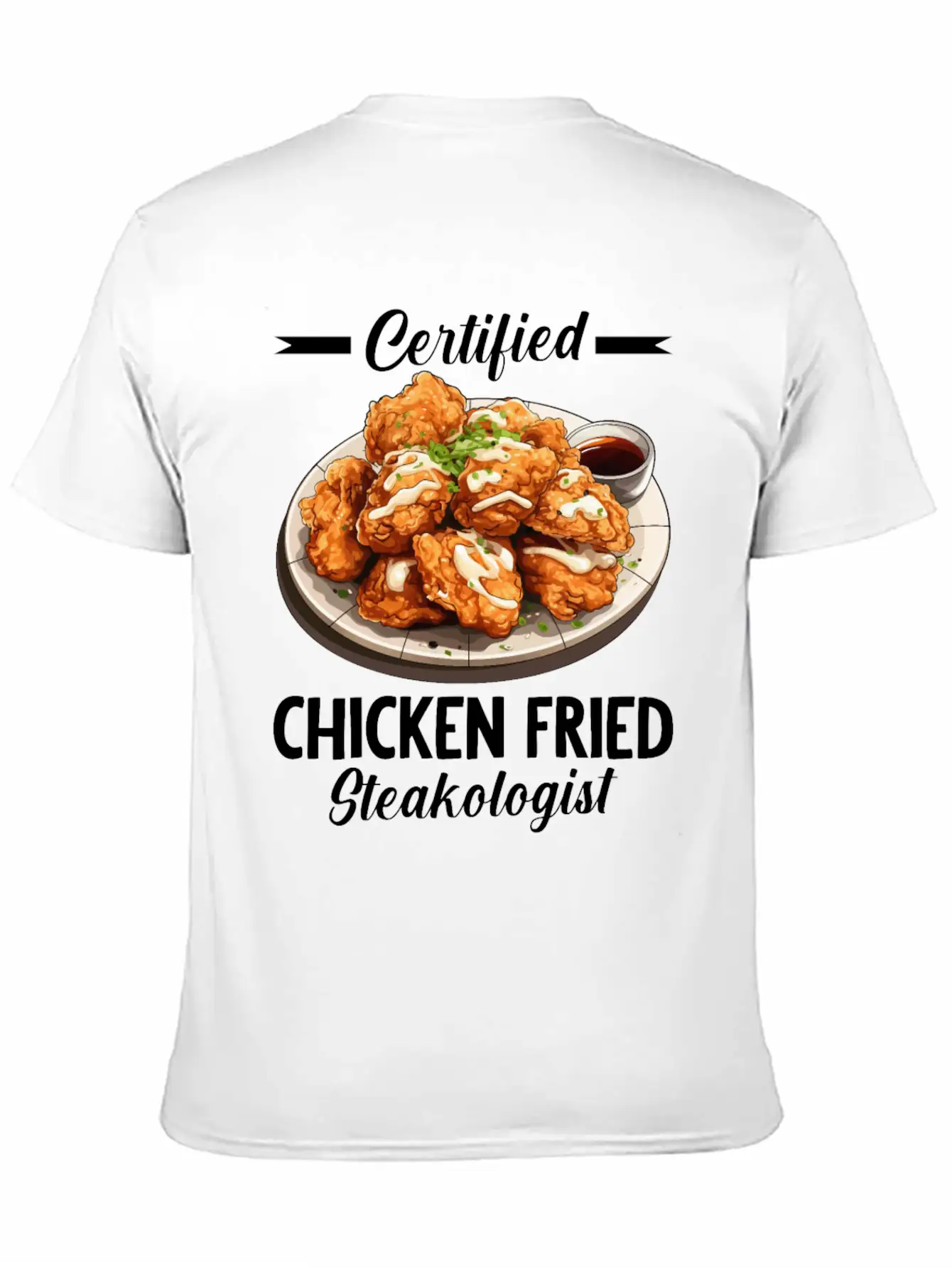 Food Chicken Fried Steak Classic Cotton Tee – Unisex Comfort For Any Season