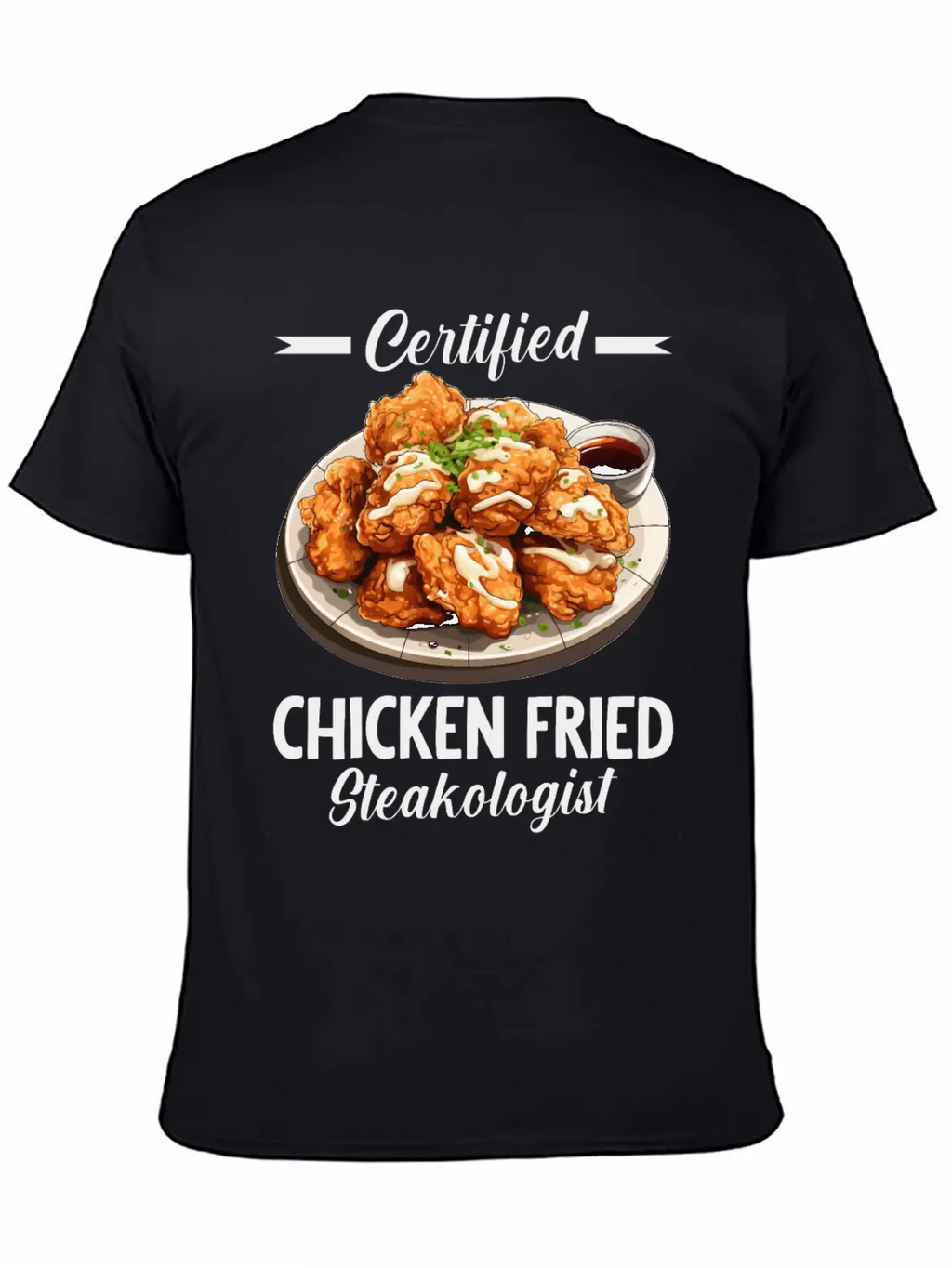 Food Chicken Fried Steak Classic Cotton Tee – Unisex Comfort For Any Season