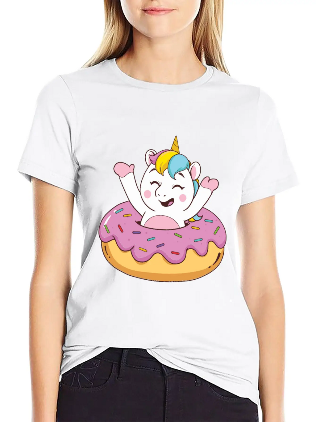 Food Magical Doughnut Classic Cotton Tee – Unisex Comfort For Any Season