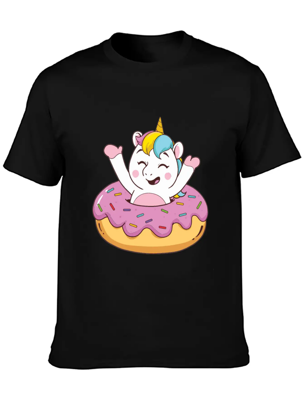 Food Magical Doughnut Classic Cotton Tee – Unisex Comfort For Any Season