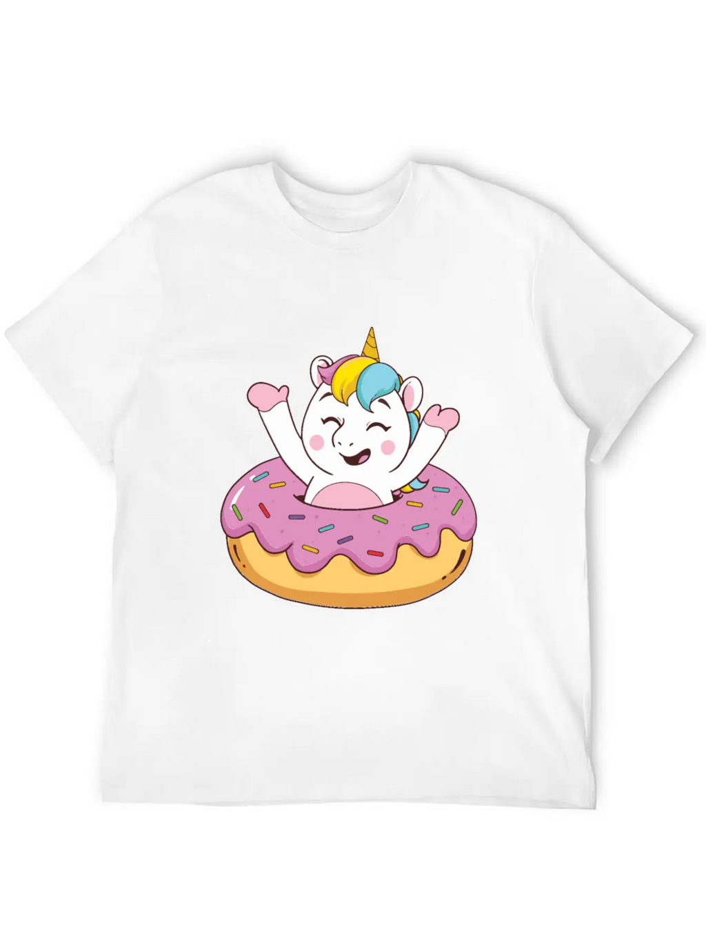 Food Magical Doughnut Classic Cotton Tee – Unisex Comfort For Any Season