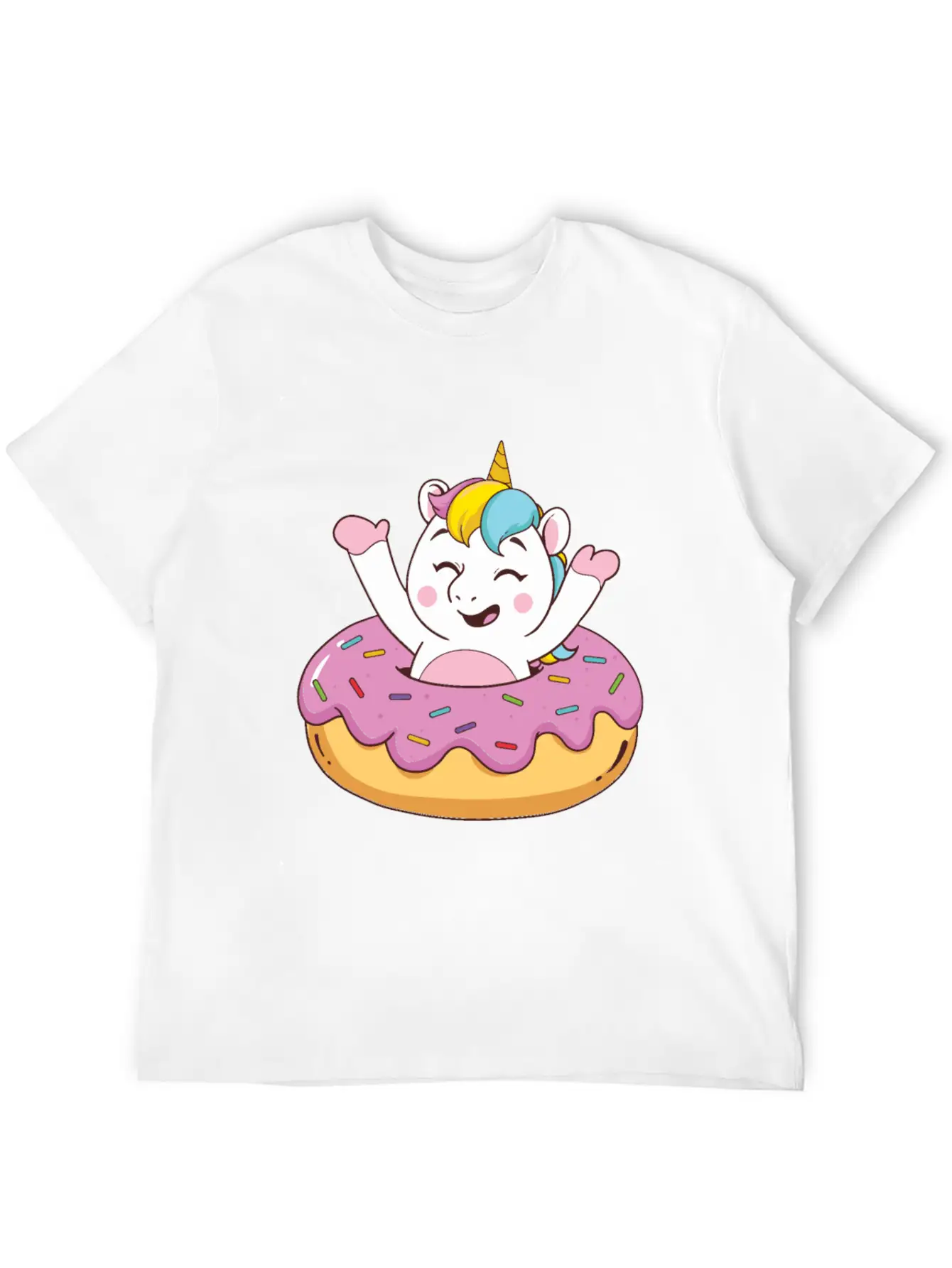 Food Magical Doughnut Classic Cotton Tee – Unisex Comfort For Any Season