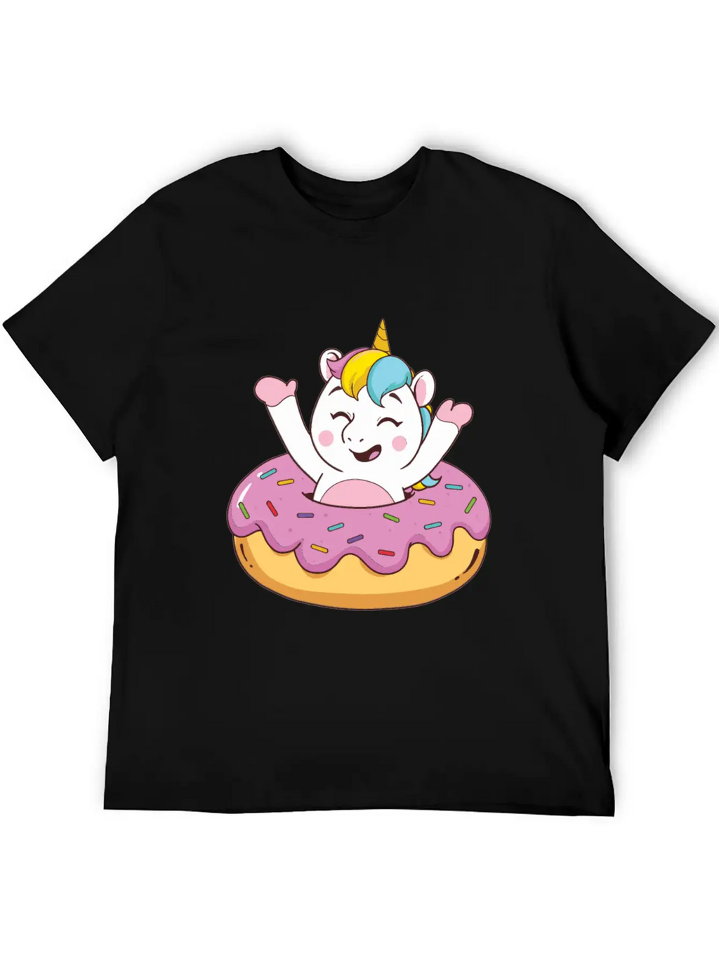 Food Magical Doughnut Classic Cotton Tee – Unisex Comfort For Any Season