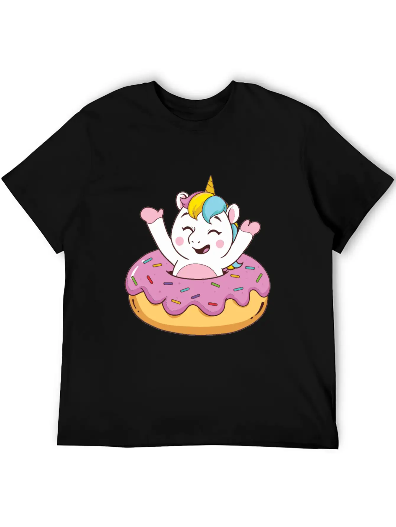 Food Magical Doughnut Classic Cotton Tee – Unisex Comfort For Any Season