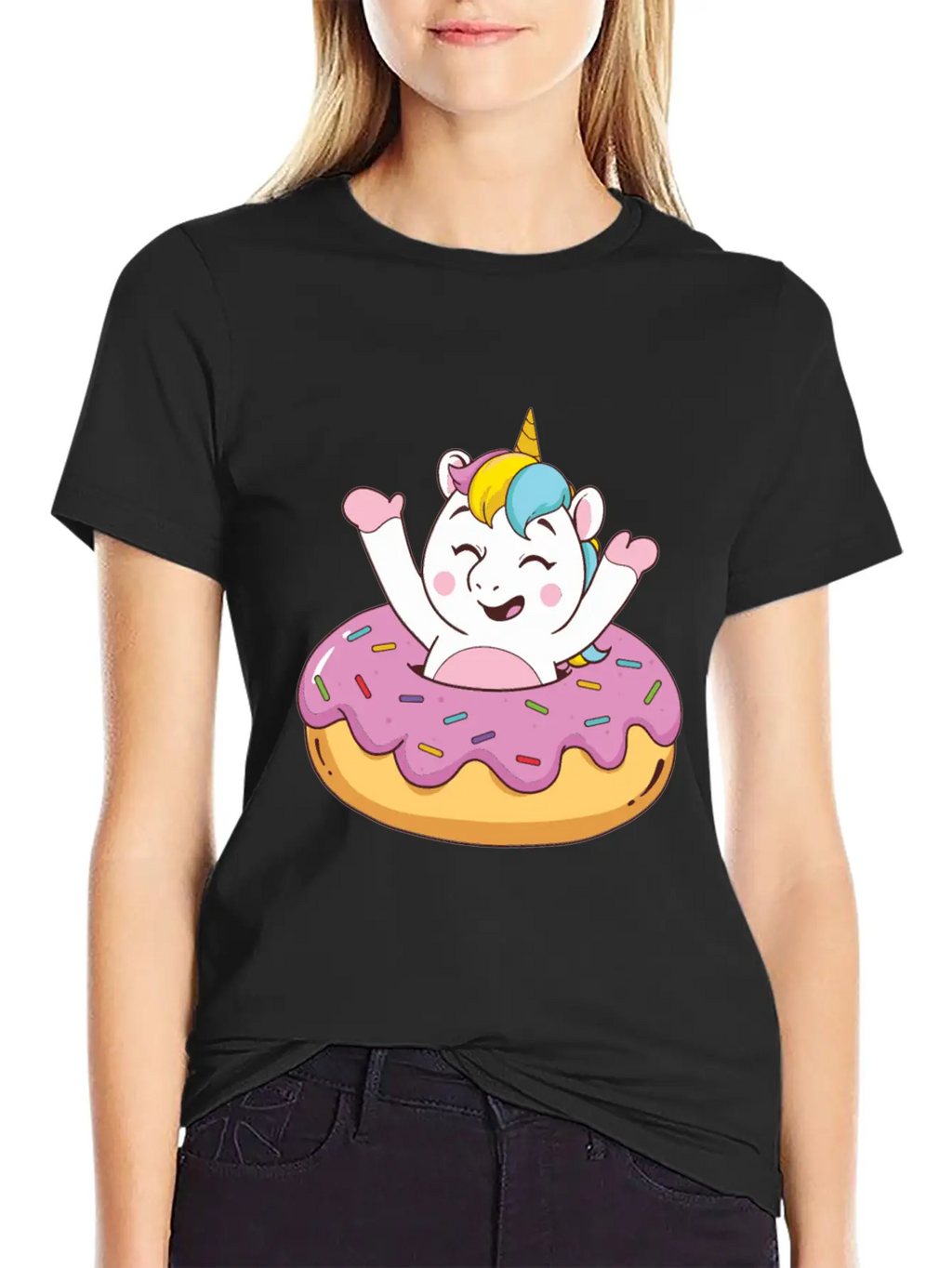 Food Magical Doughnut Classic Cotton Tee – Unisex Comfort For Any Season