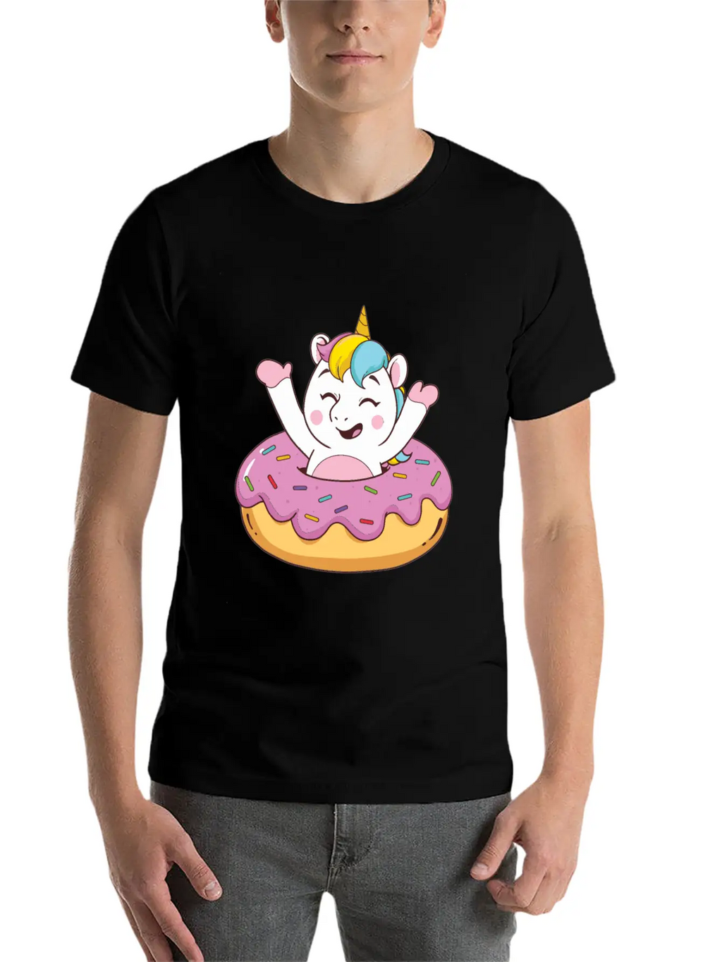 Food Magical Doughnut Classic Cotton Tee – Unisex Comfort For Any Season