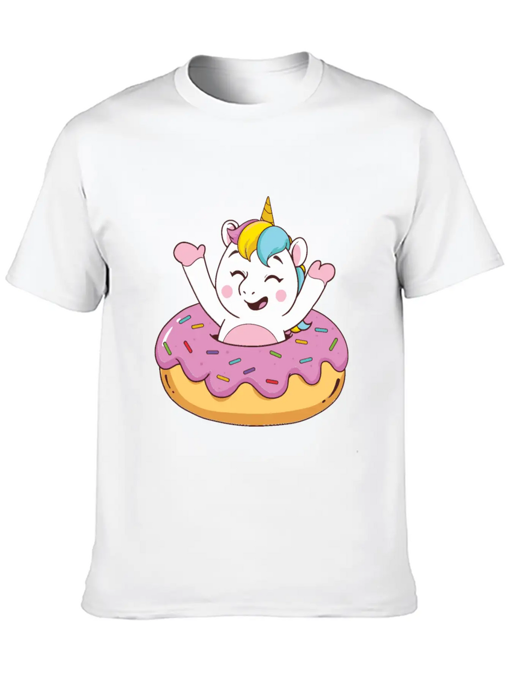 Food Magical Doughnut Classic Cotton Tee – Unisex Comfort For Any Season