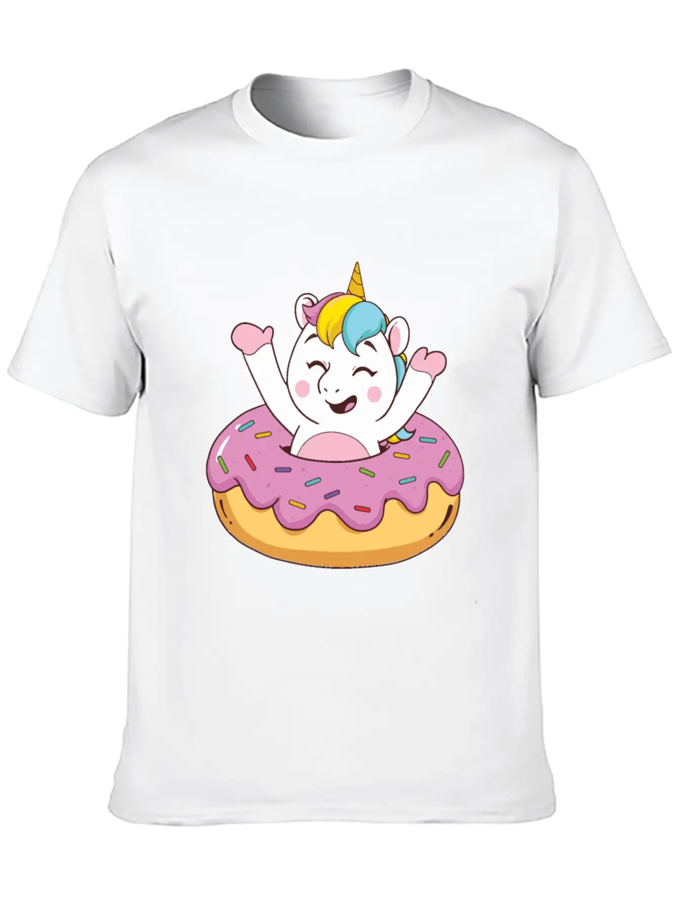 Food Magical Doughnut Classic Cotton Tee – Unisex Comfort For Any Season